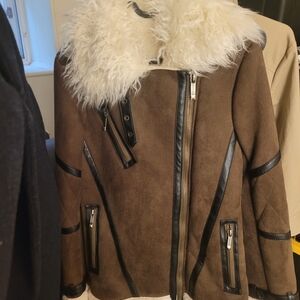 Michael Kors Faux-Shearling Coat